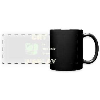 Tube Wahrheit - Panorama-Tasse farbig - Schwarz - Vorne