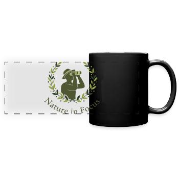 Nature in Focus - Full Colour Panoramic Mug - black - Front