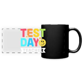 Professeur d’examen Abi Abitur - Mug panoramique uni - noir - Devant