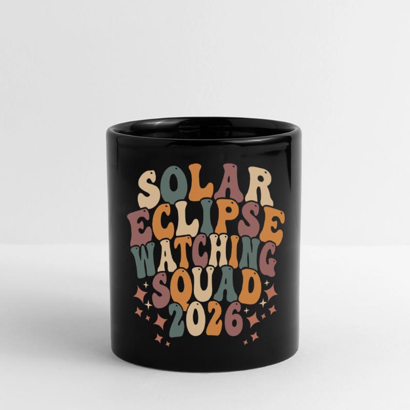Solar Eclipse Squad 2026 Full Colour Panoramic Mug