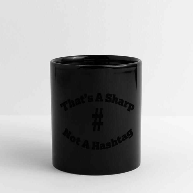 That's a sharp not a hashtag Full Colour Panoramic Mug