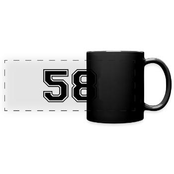 58 - Full Colour Panoramic Mug - black - Front