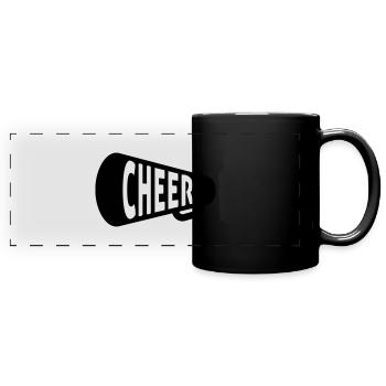 cheer - Full Colour Panoramic Mug - black - Front