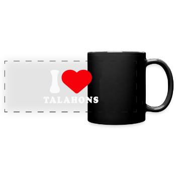 I Love Talahons Funny style talahon - Mug panoramique uni - noir - Devant