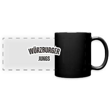 Würzburg Boys - Full Colour Panoramic Mug - black - Front