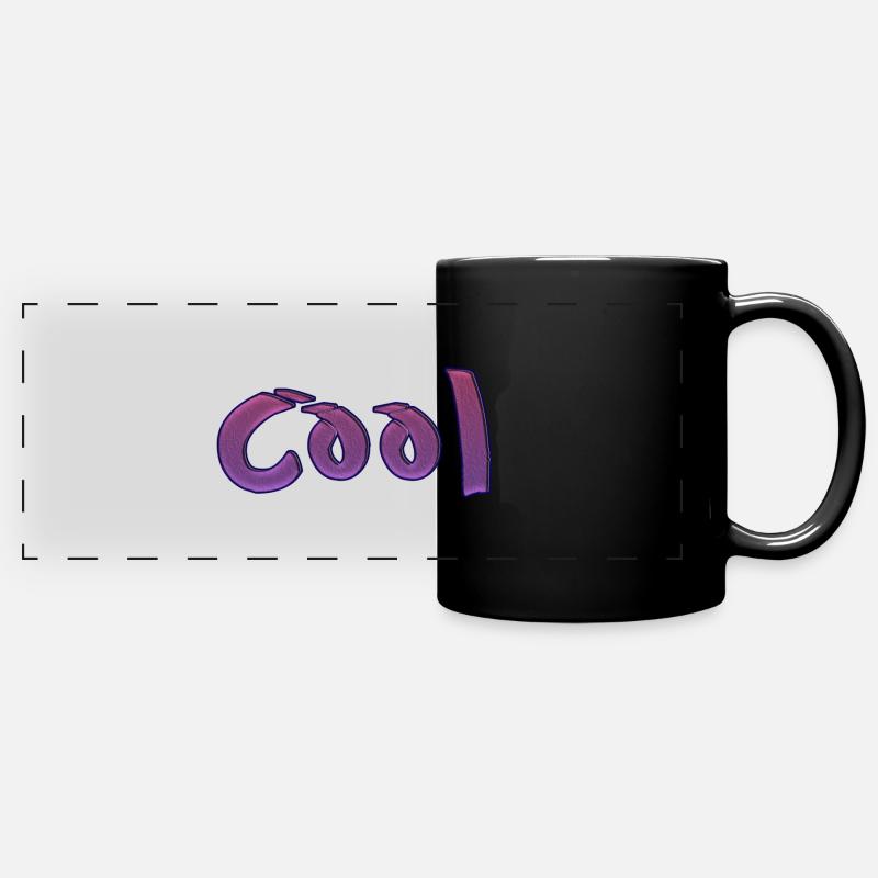 cool - Mug panoramique uni - noir
