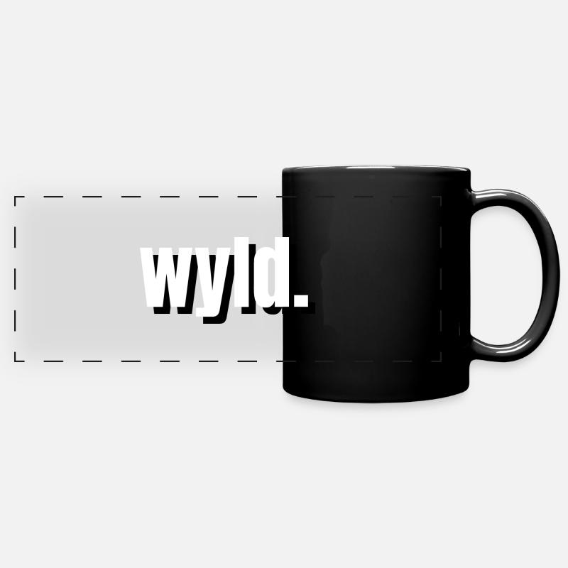 Wyld - Full Colour Panoramic Mug - black