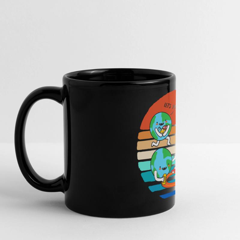 Space Space Outer Space Planets Universe Full Colour Panoramic Mug