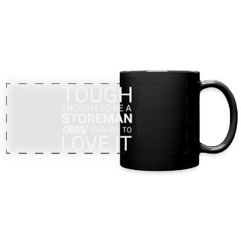 Storeman Crazy - Full Colour Panoramic Mug - black - Front