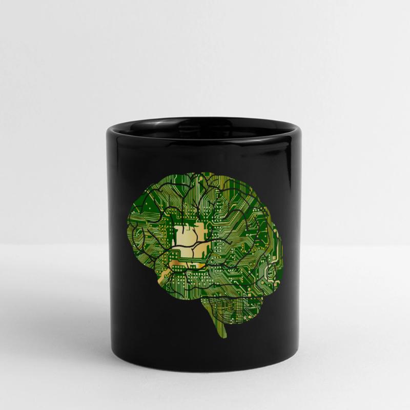 Brain - Computer Board - Artificial Intelligence Full Colour Panoramic Mug