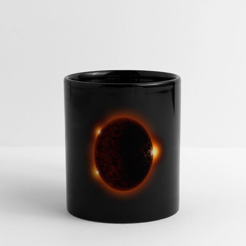 Solar eclipse - solar eclipse Full Colour Panoramic Mug