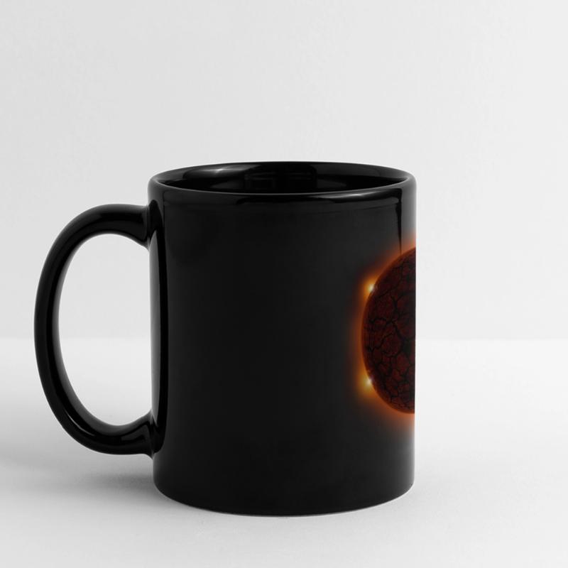 Solar eclipse - solar eclipse Full Colour Panoramic Mug