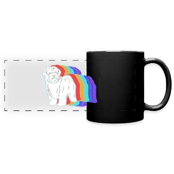 Havanais - Mug panoramique uni - noir - Devant