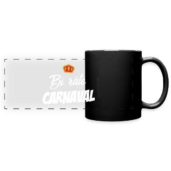 Bi râte Carnaval - Mug panoramique uni - noir - Devant