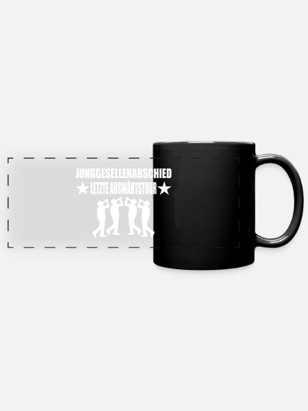 JGA - Panorama-Tasse farbig - Schwarz