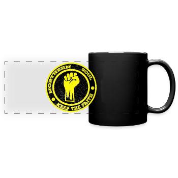 Northern Soul Keep the Faith - Full Colour Panoramic Mug - black - Front