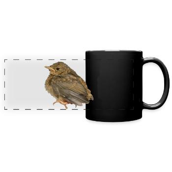 Robin Branch - Full Colour Panoramic Mug - black - Front