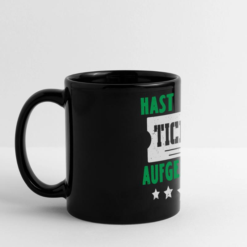 Science Coder HAST DU EIN TICKET AUFGEMACHT LUSTIG Panorama-Tasse farbig