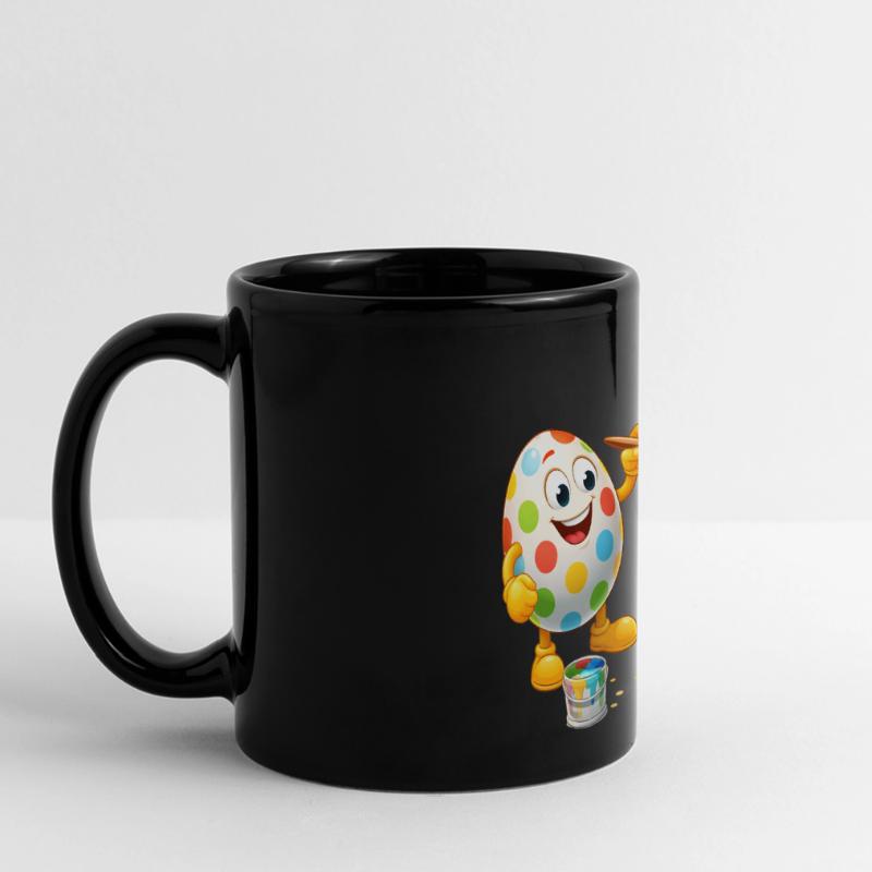 Funny Easter Egg Paints Happy Easter Bunny Full Colour Panoramic Mug