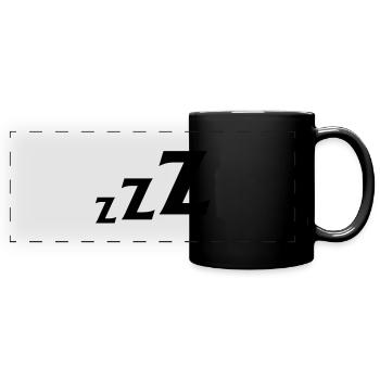 zzz - Full Colour Panoramic Mug - black - Front