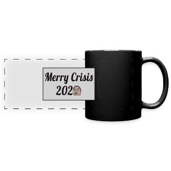 Merry Crisis 2020 - Full Colour Panoramic Mug - black - Front