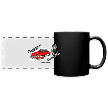 311 coupé - Mug panoramique uni - noir - Devant