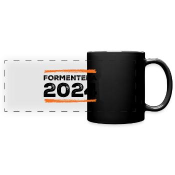 Devis Formentera 2024 - Mug panoramique uni - noir - Devant