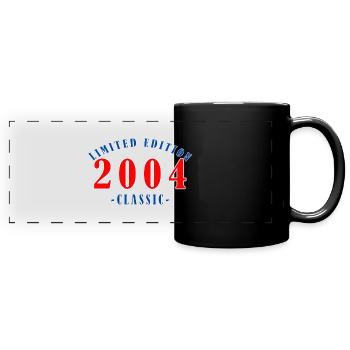 2004 Year of birth - Full Colour Panoramic Mug - black - Front