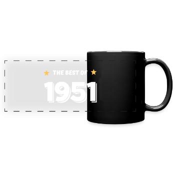 Best of 1951 - Mug panoramique uni - noir - Devant