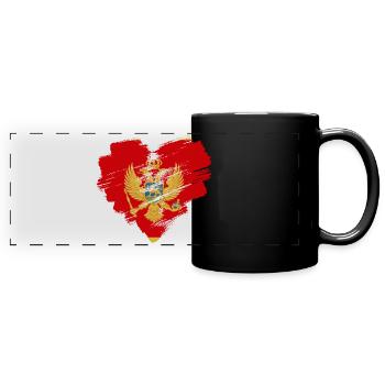 Montenegro - Full Colour Panoramic Mug - black - Front