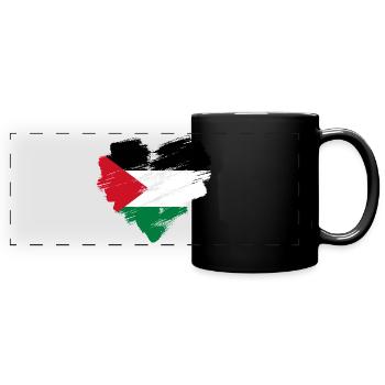 Palestine - Full Colour Panoramic Mug - black - Front