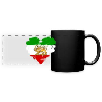 Persia - Full Colour Panoramic Mug - black - Front