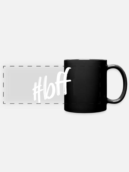 #bff - Mug panoramique uni - noir