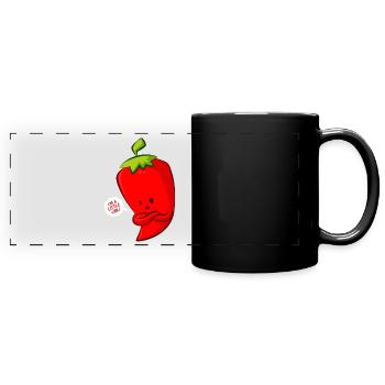 Chili - Mug panoramique uni - noir - Devant