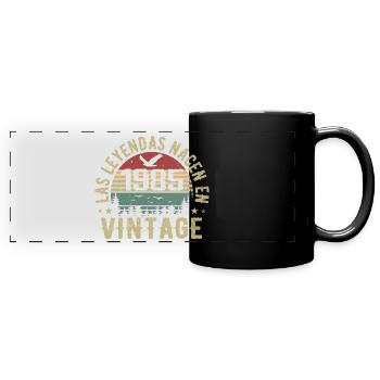Las leyendas nacen 1985 Regalo de Cumpleaños 1985 - Full Colour Panoramic Mug - black - Front