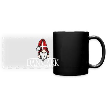 Nisser Gnome Danemark Wilsigns - Mug panoramique uni - noir - Devant