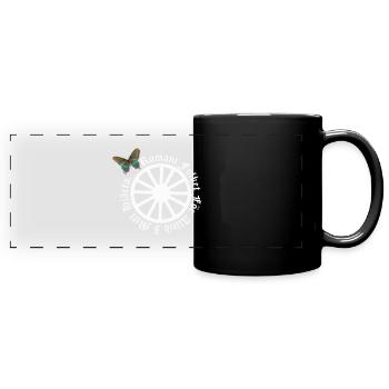 LennyhjulRomaniFolketivitfjerli - Panorama-Tasse farbig - Schwarz - Vorne
