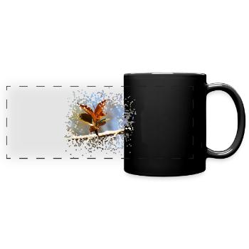 natura - Tazza colorata con vista - nero - Fronte