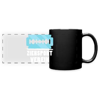 Ketamin T-Shirts | Keta Techno Drogen Geschenkidee - Panorama-Tasse farbig - Schwarz - Vorne