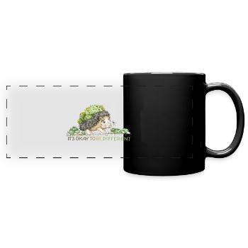 Be different - Full Colour Panoramic Mug - black - Front