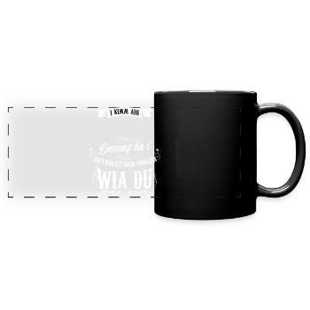 JE KIMM DE « PERSONNALISÉ » DESWENG BIN I ... - Mug panoramique uni - noir - Devant