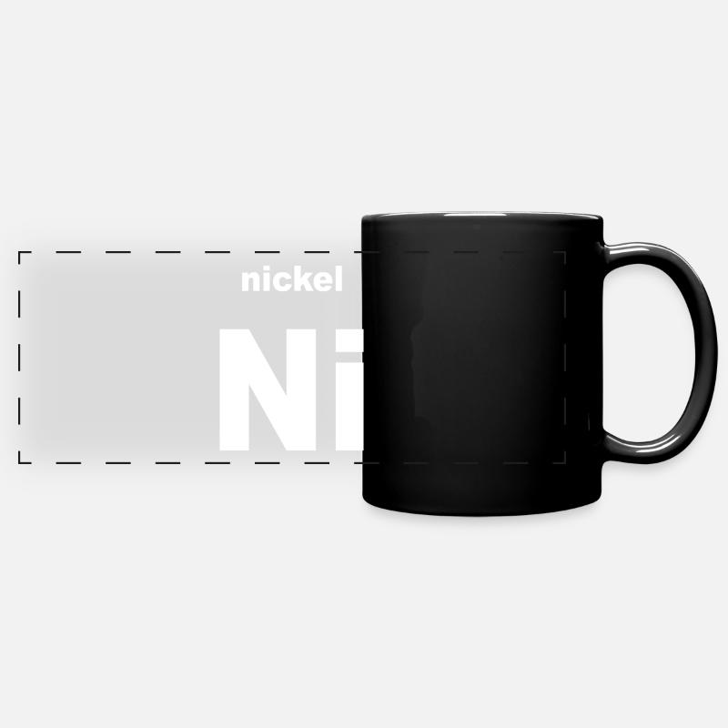 Nickel - Full Colour Panoramic Mug - black