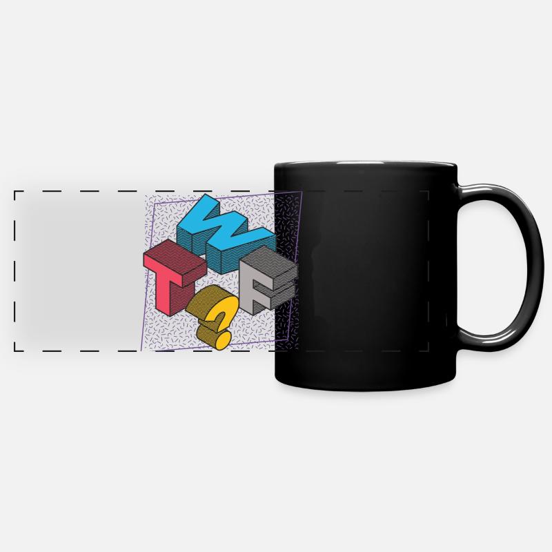 Ce que le FUCK WTF - Mug panoramique uni - noir