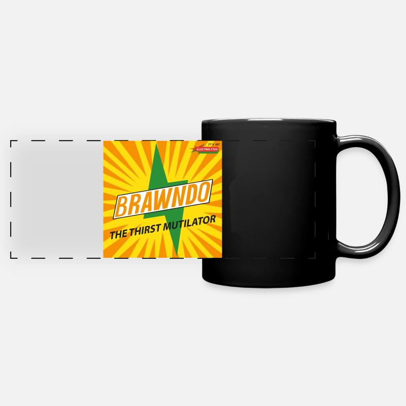 Brawndo - Full Colour Panoramic Mug - black