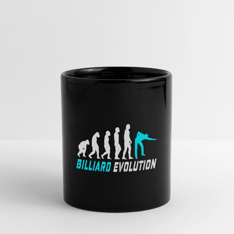 Conception d'évolution de billard / idée cadeau Mug panoramique uni