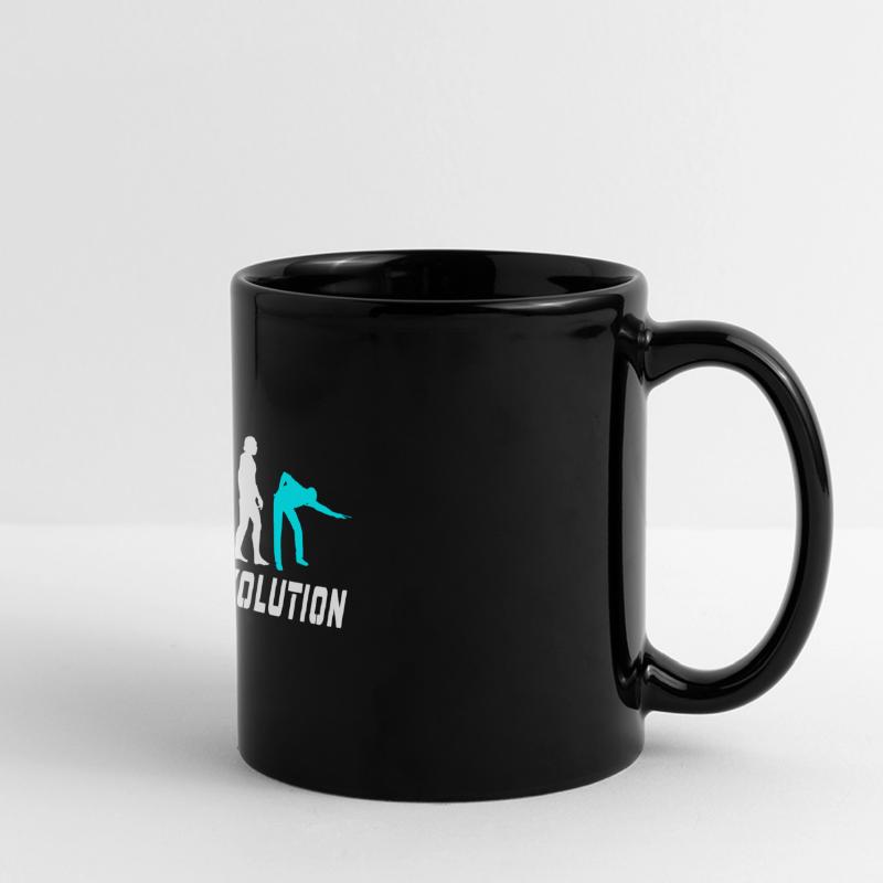 Conception d'évolution de billard / idée cadeau Mug panoramique uni
