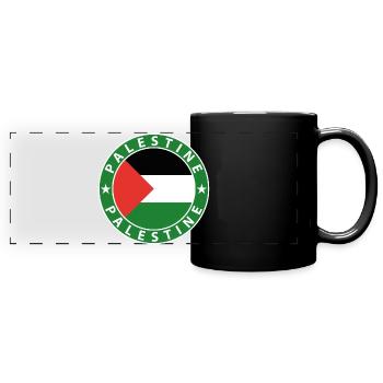 Palestine - Full Colour Panoramic Mug - black - Front