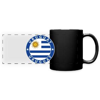 Uruguay - Panorama-Tasse farbig - Schwarz - Vorne