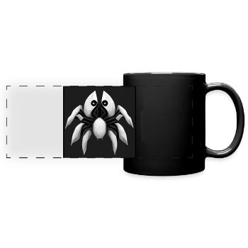 Spider C.C - Full Colour Panoramic Mug - black - Front