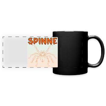 HALLOWEEN KOSTÜME - SPINNENTIERE SPINNE - Panorama-Tasse farbig - Schwarz - Vorne
